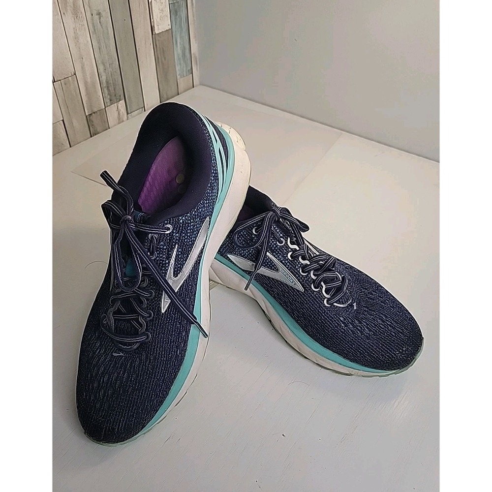 Brooks Womens Shoes Ghost, Size 9 Blue Teal Running Shoes, Outdoor, Errands